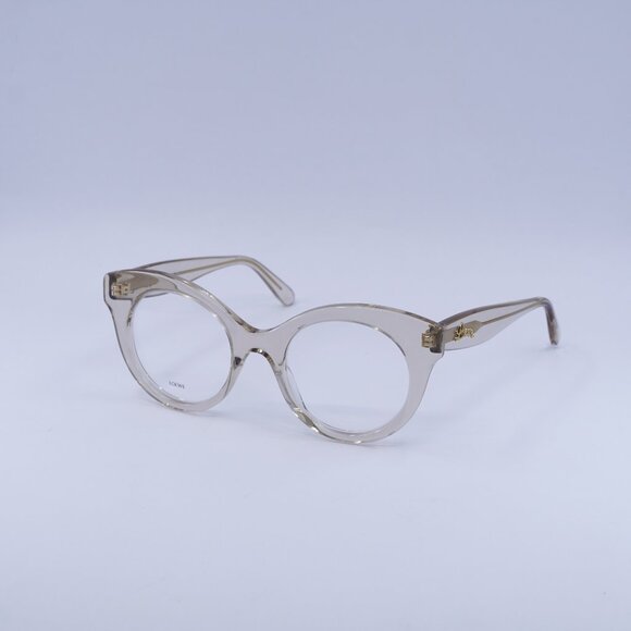 🕶️ New Loewe LW50074I 057 Eyeglasses - Transparent Brown Frame - Picture 1 of 9